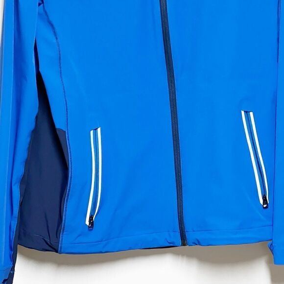 New KJUS Of Switzerland Domus CL Blue Mens Golf Jacket Sz L - Picture 3 of 4